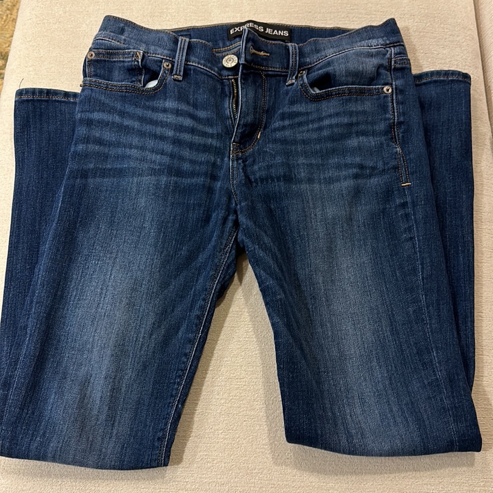 Like New Express Barely Boot Jeans